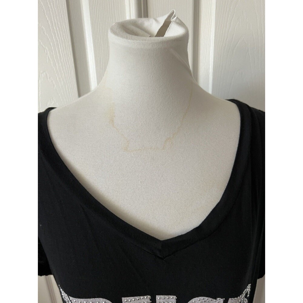 Trucks Cowboys Country Music Womens T Shirt Plus 3X Bling Western Cowgirl Black - Picture 2 of 9